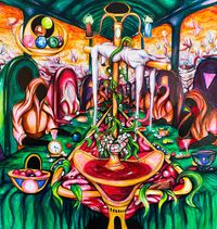 Elite diner of war 205 x 195 cm 